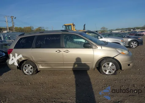 2005 Toyota Sienna Le из США, поврежденный, VIN 5TDZA23C25S276173